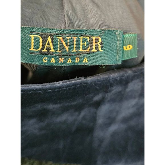 Vintage 90's Danier Leather 2 Piece Suit XS Jacket Blazer Pants Womens Fall Wint - Picture 12 of 14